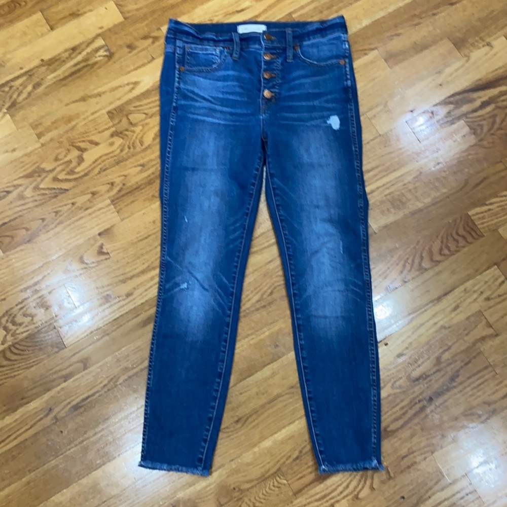 Madewell 10” High-Rise Skinny Jeans Size 27